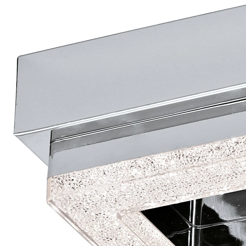 LED flush ceiling light Fradelo 9x4w - 3000K - 44cm chrome with crystal Eglo 9002759956585
