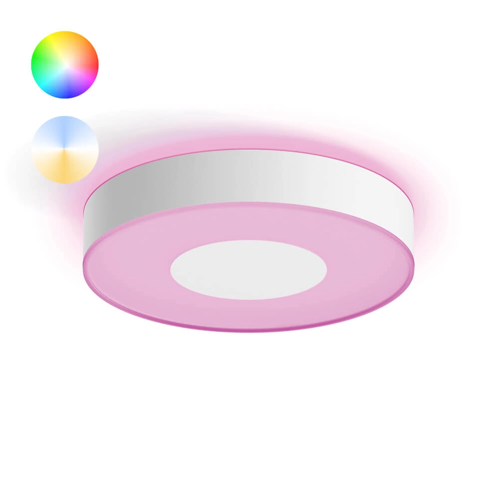 Ceiling light Hue Infuse M - White and color Ø 38.1cm white Philips 8718696176498