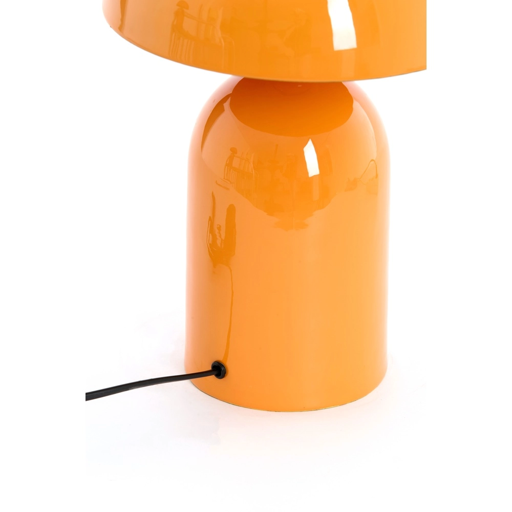 Mushroom table lamp Tolima gloss orange - Ø 31cm Light & Living 8717807807870