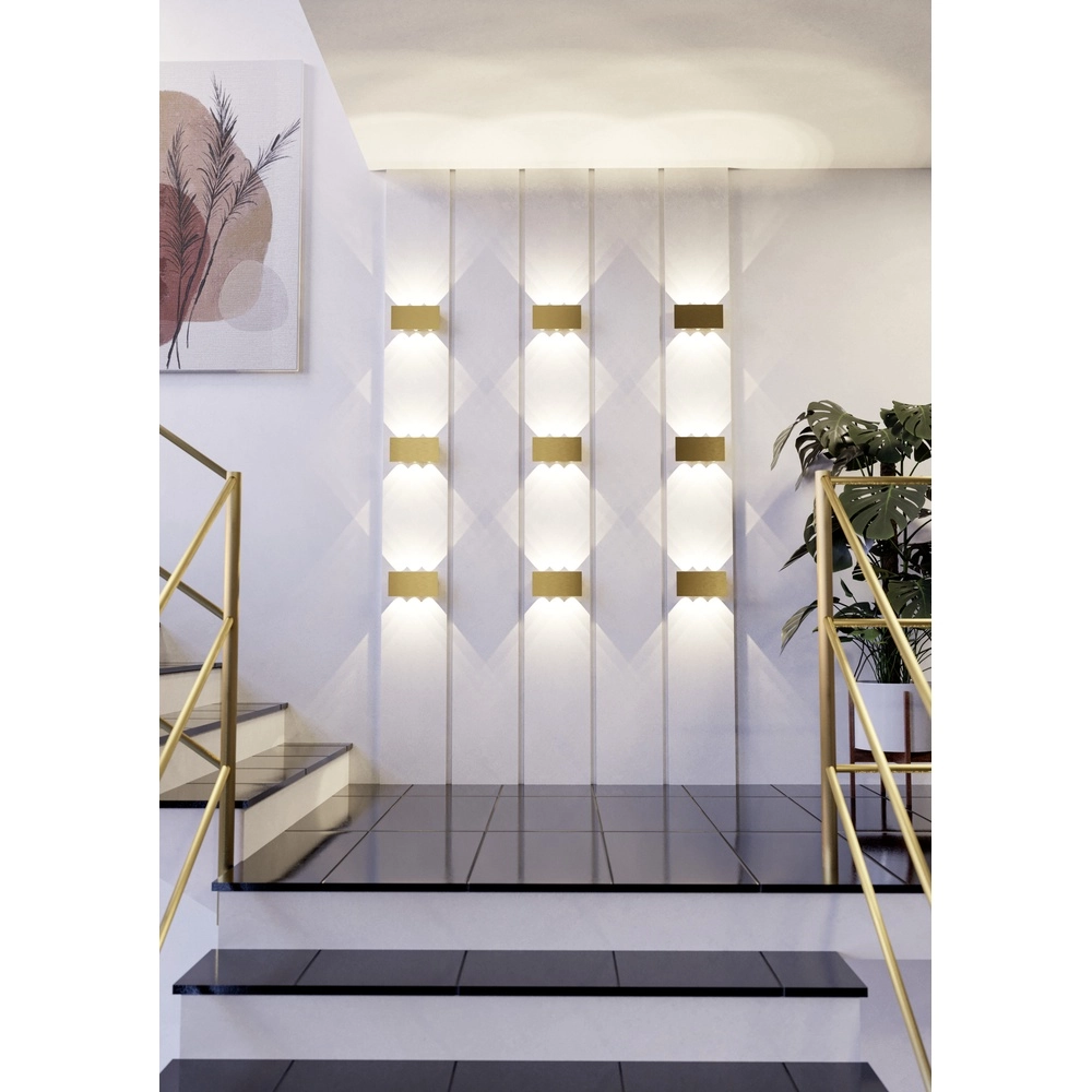 Sleek wall lamp Talamello 20cm - gold - led Eglo 9008606316465