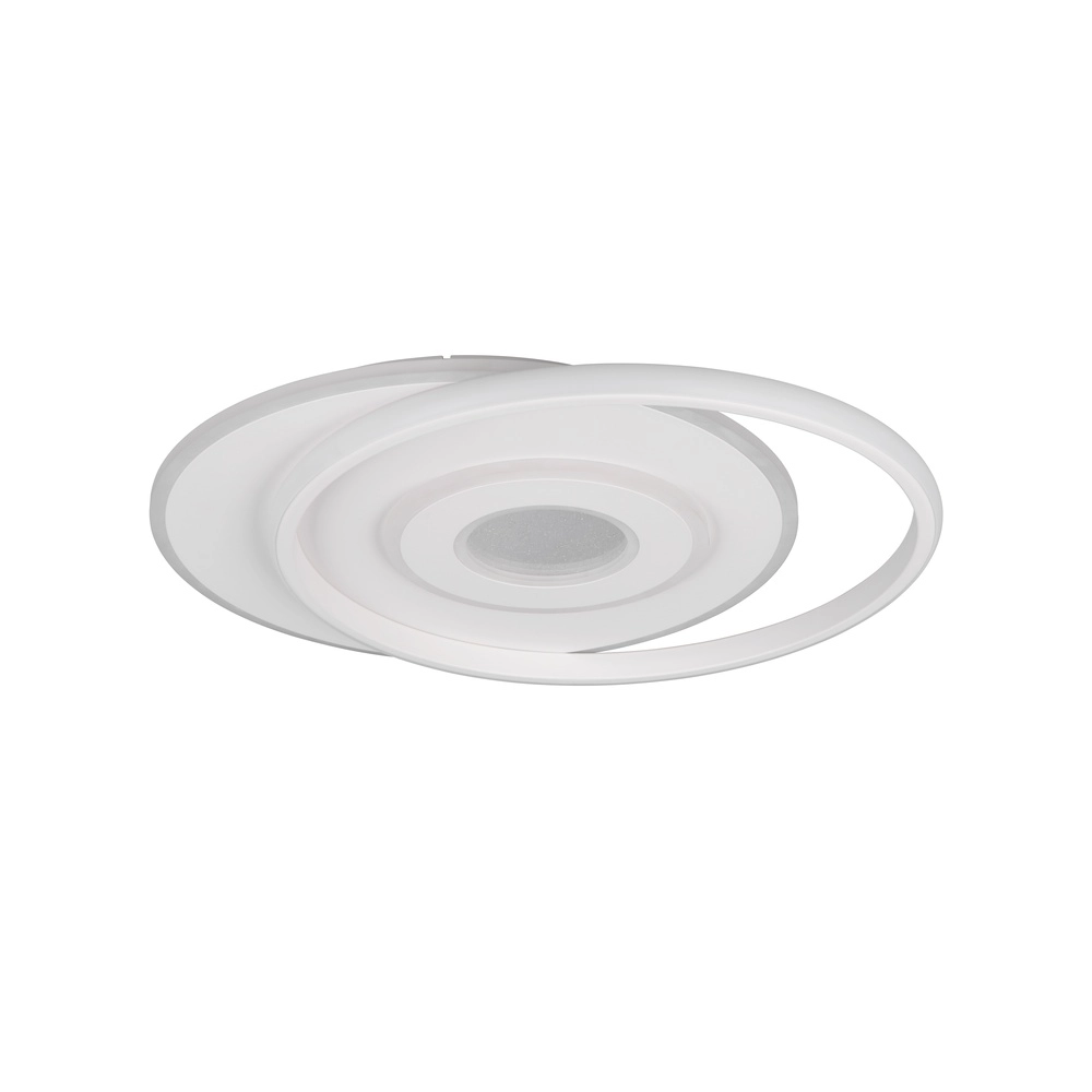 White ceiling lamp Nazar Round design Trio 4017807659658