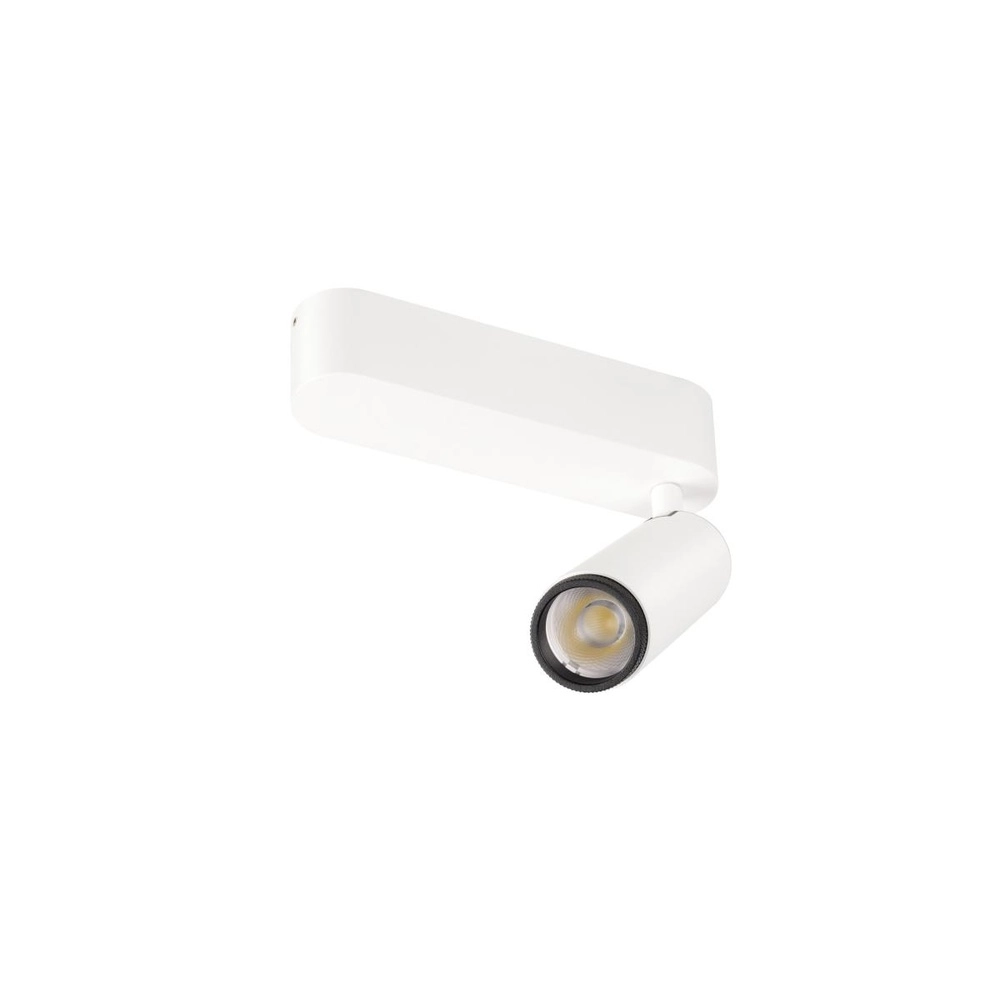 Surface-mounted spot Grip! M white with black 2700K SLV 4024163304689