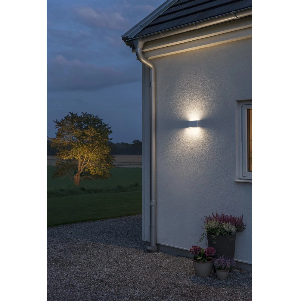Flat up and down lighter Chieri 17cm white KonstSmide 7318307973259