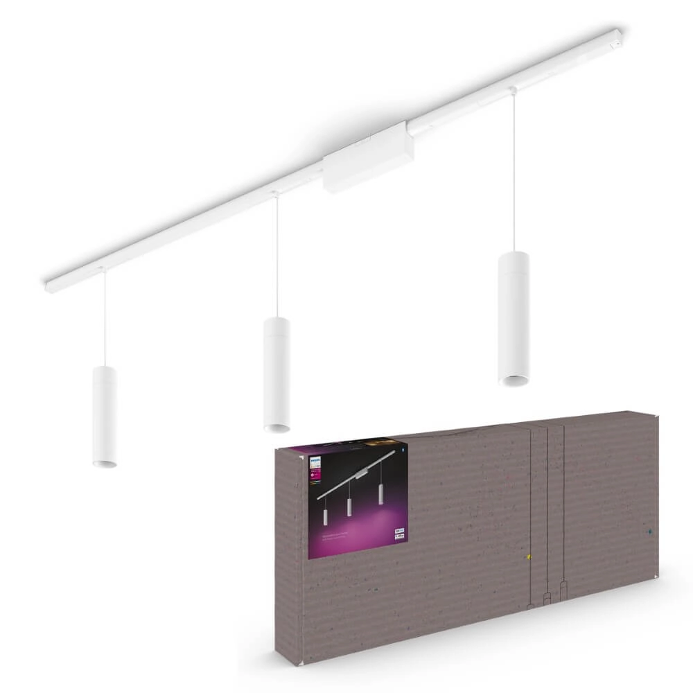 Hue Perifo - White and color set of 3 hanging lamps white Philips 8719514407749