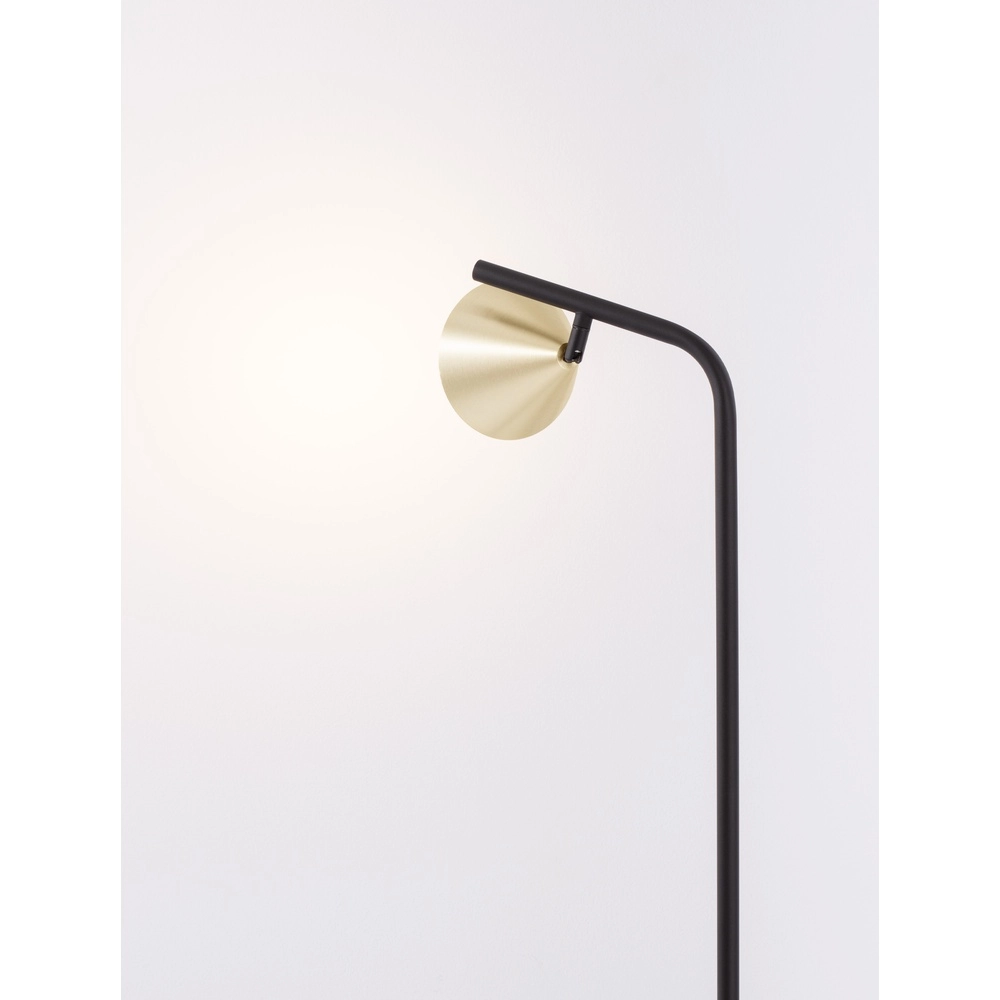 Floor lamp Conico black with gold Lyora 5212017475473