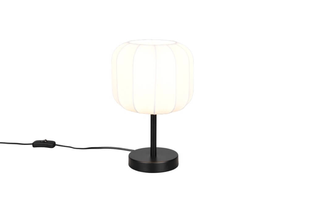 White design table lamp Madleine Ø 20cm