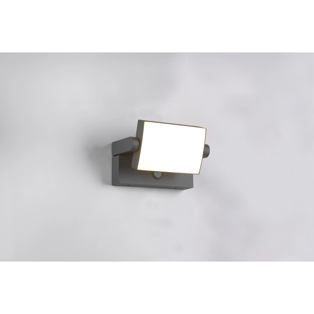 Directional wall lamp Kansas anthracite with sensor Trio 4017807603576