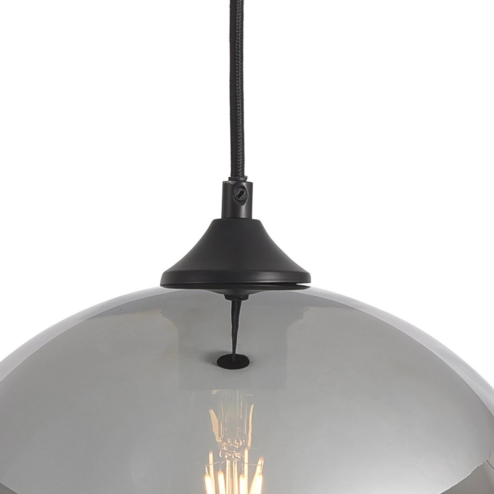 Hanging lamp Marino-30 with smoke glass Ø 30cm Artdelight 8719831735839