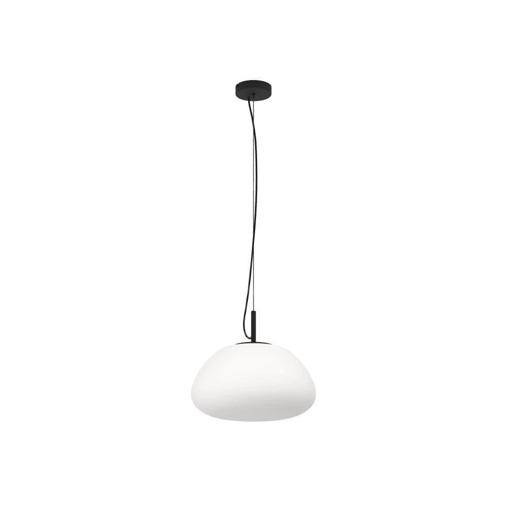 Hanging lamp Balmes Ø 42cm - opal glass