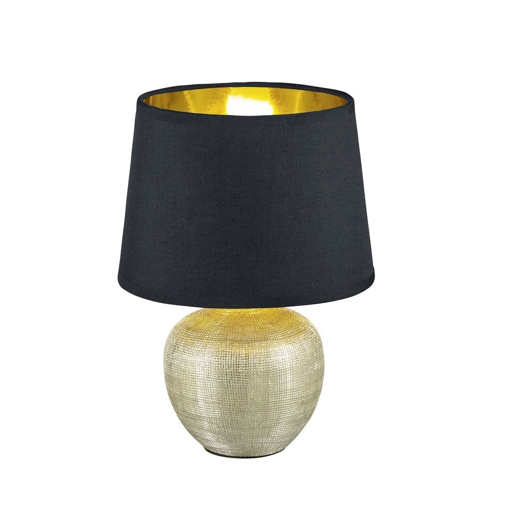 Table lamp Luxor 26cm gold with black