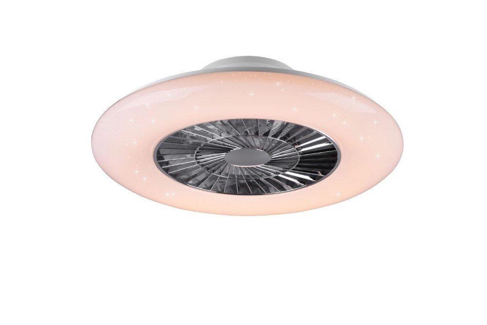 Ceiling fan Visby with star effect