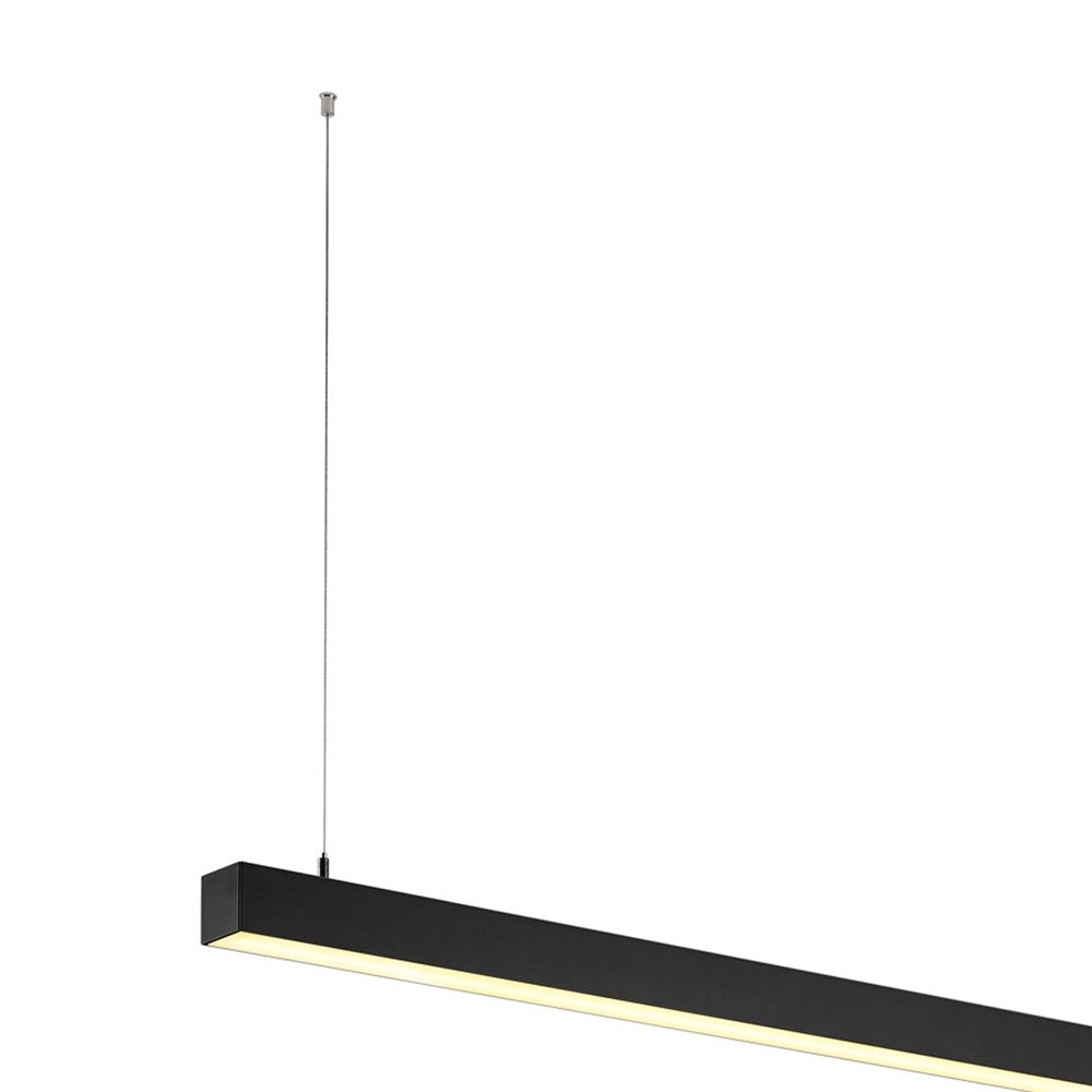 Pendant lamp design Q-Line dimmable 142cm black SLV 4024163196116