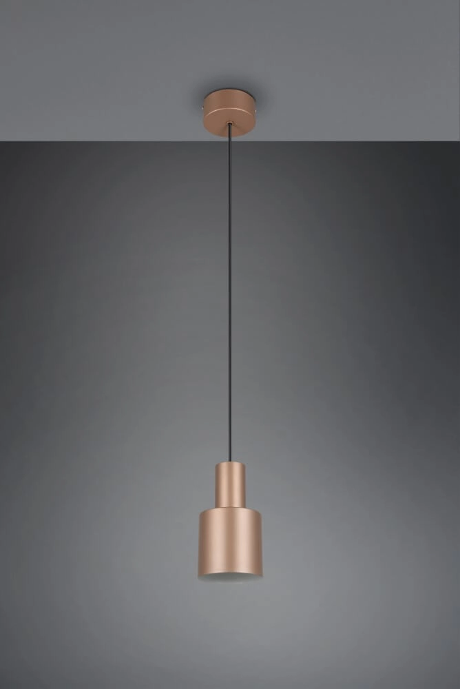 Red copper pendant Agudo Ø 12cm Trio 4017807613797