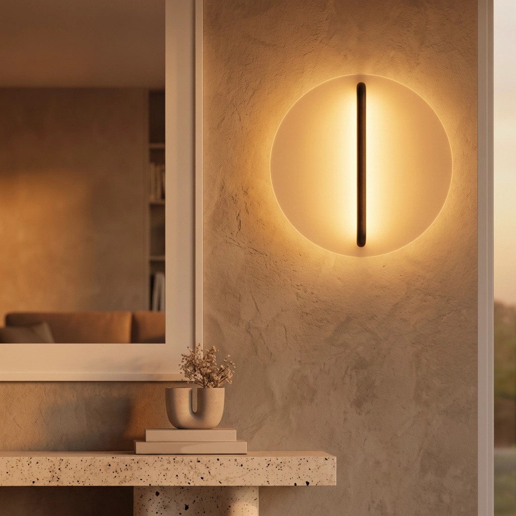 Round wall lamp Nalu Ø 40cm