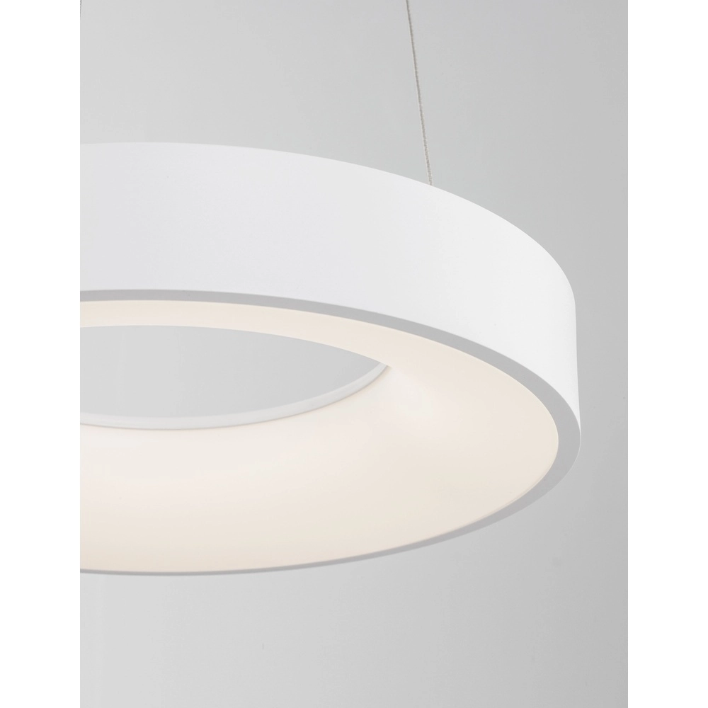 Pendant lamp Rando Thin white Ø 38cm Lyora 5212017420145