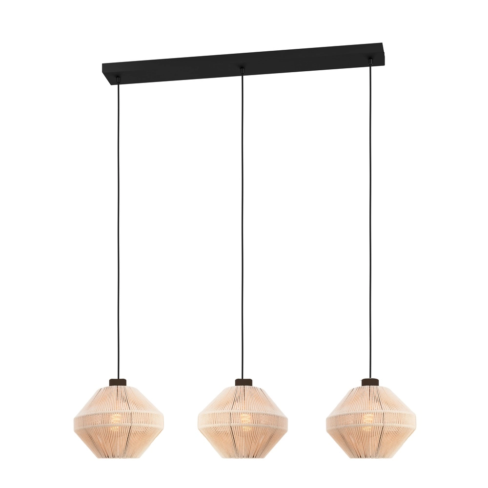 Rope Pendant Light Midsumer 3x Ø 22cm