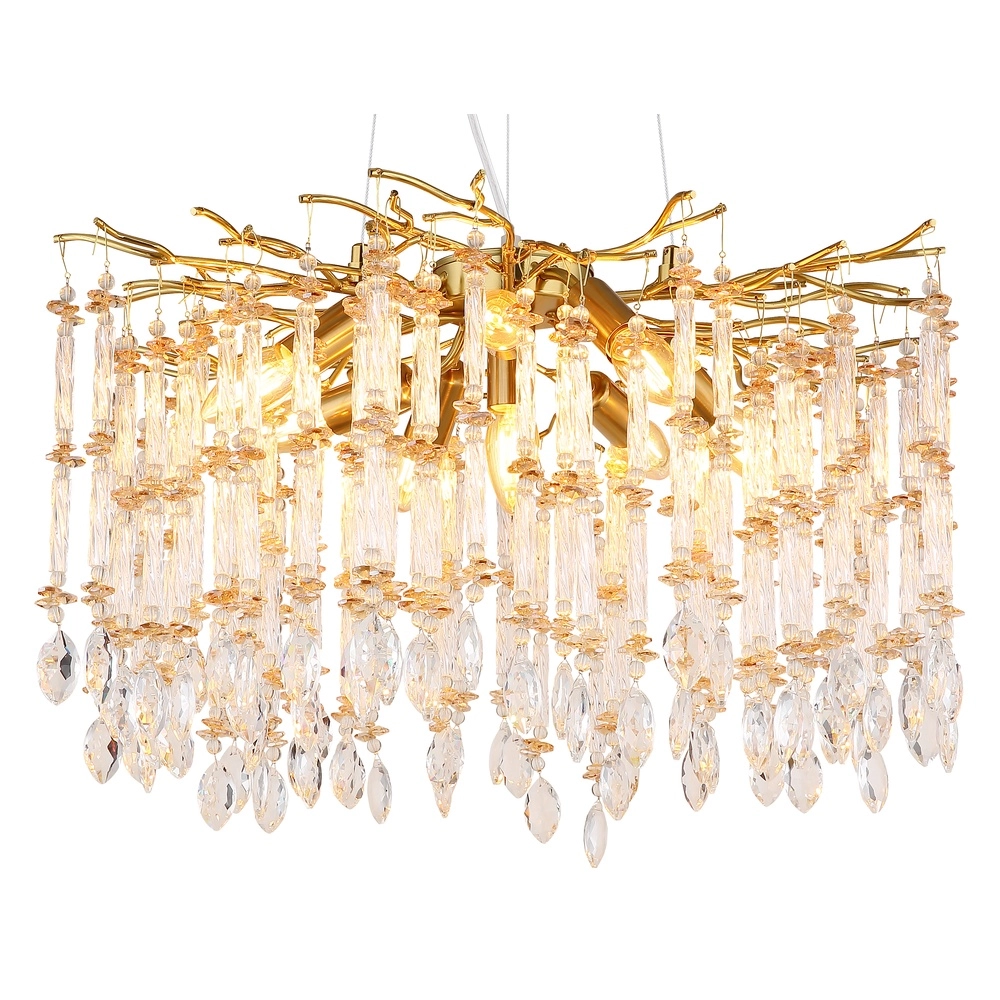 Pendant lamp Gloria Ø 60cm gold Globo 9007371569984