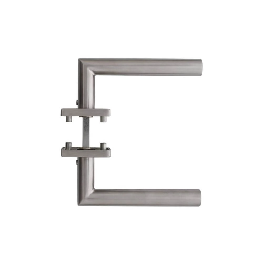 Tight door handle Hoek 90 square rosette stainless steel Intersteel 8714186127728