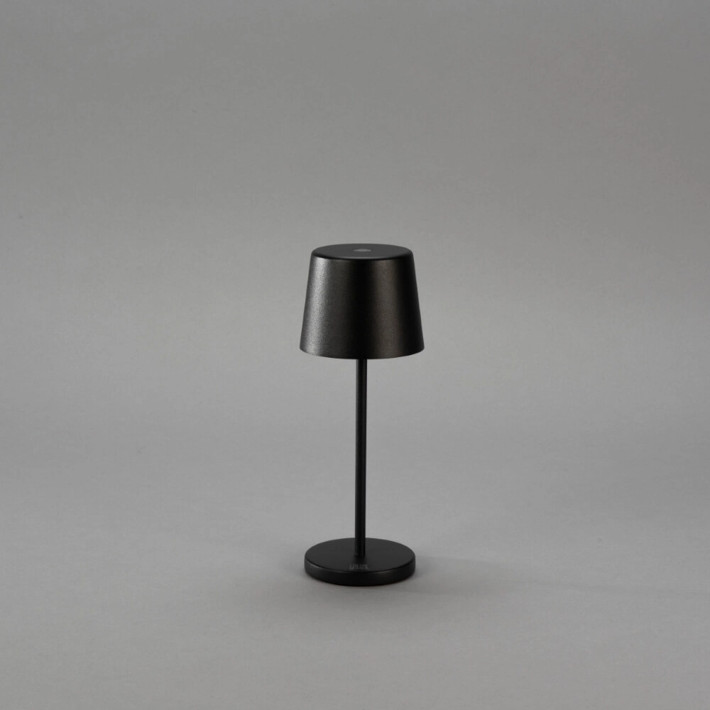 Rechargeable table lamp Vence mini black