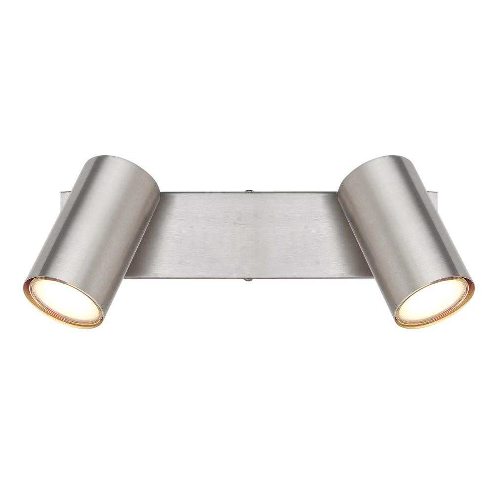 Ceiling lamp 2-lights Robby nickel Globo 9007371439515
