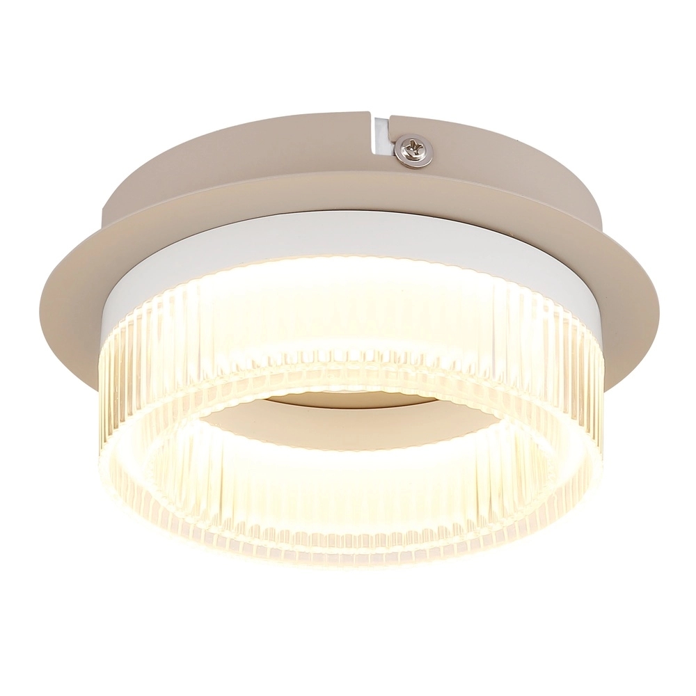 Modern ceiling lamp Zara sand brown Ø 16cm