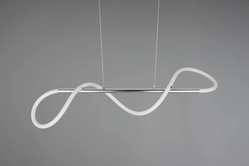 Design hanging lamp Argos chrome Trio 4017807562156