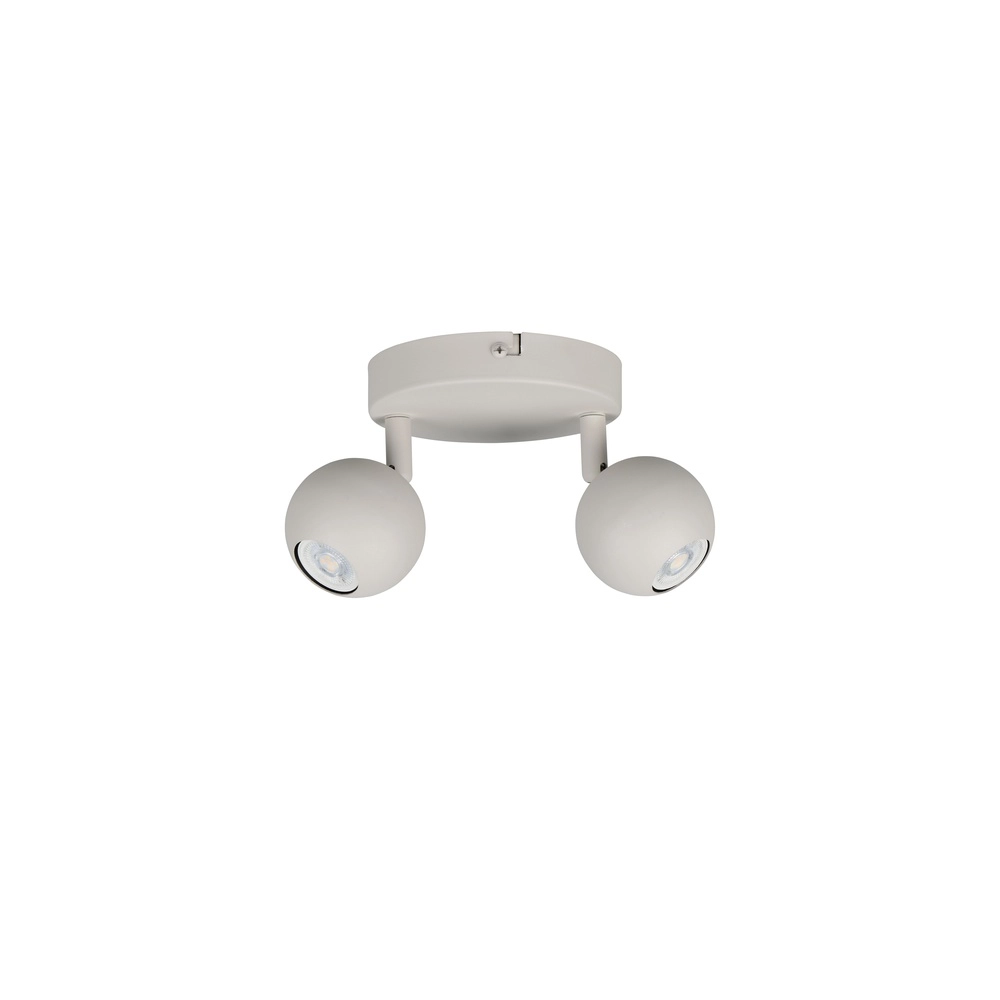 Surface-mounted spot Enaro 2-light grey