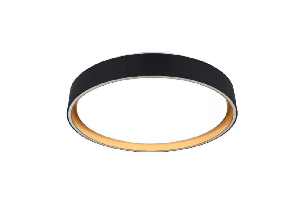 Ceiling light Felis black with gold Trio 4017807604030
