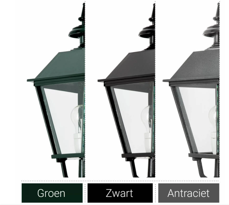Old Dutch wall lamp Singel XL black KS Verlichting 8714732114042