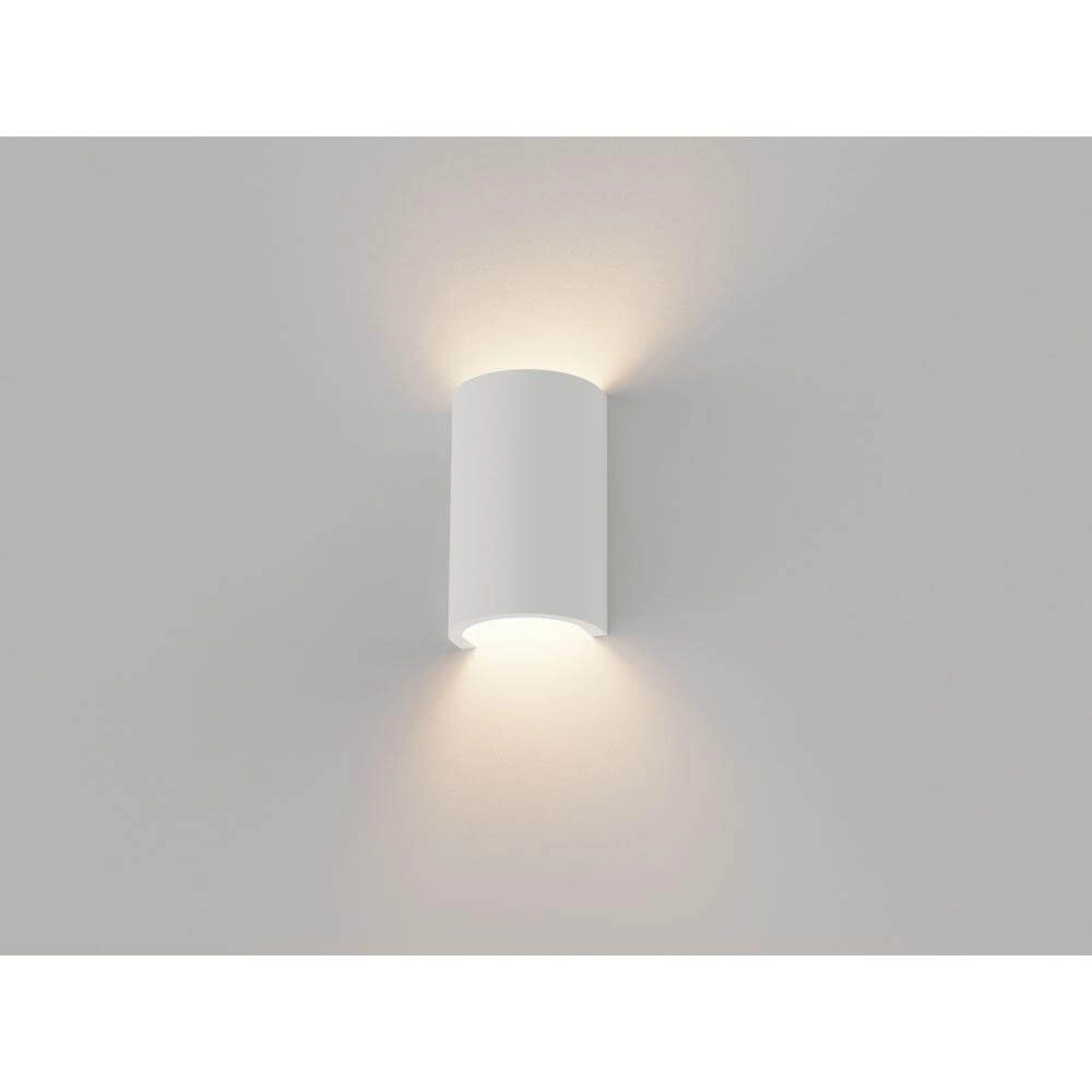 Unique wall lamp Nantes White with ridges