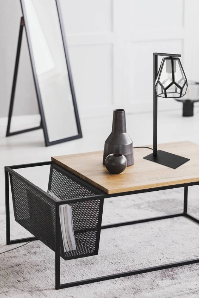Table lamp Mardyke black with glass Eglo 9002759436469