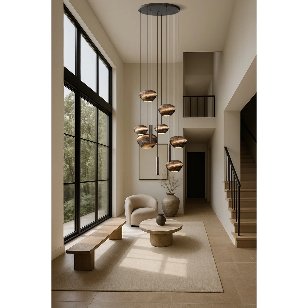 10-light pendant lamp Cartone with Think Paper hoods Masterlight 8718121391625