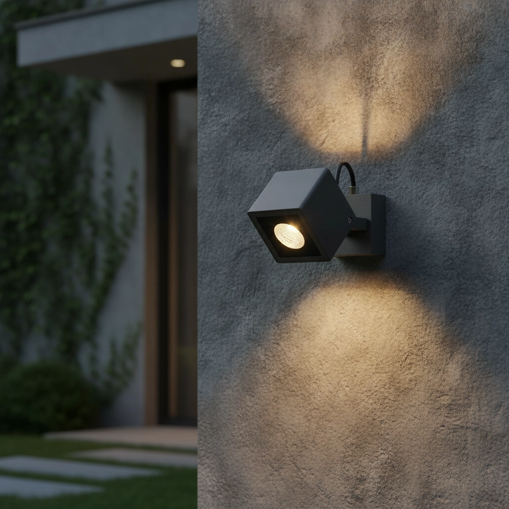 Square spotlight Focus Orientable