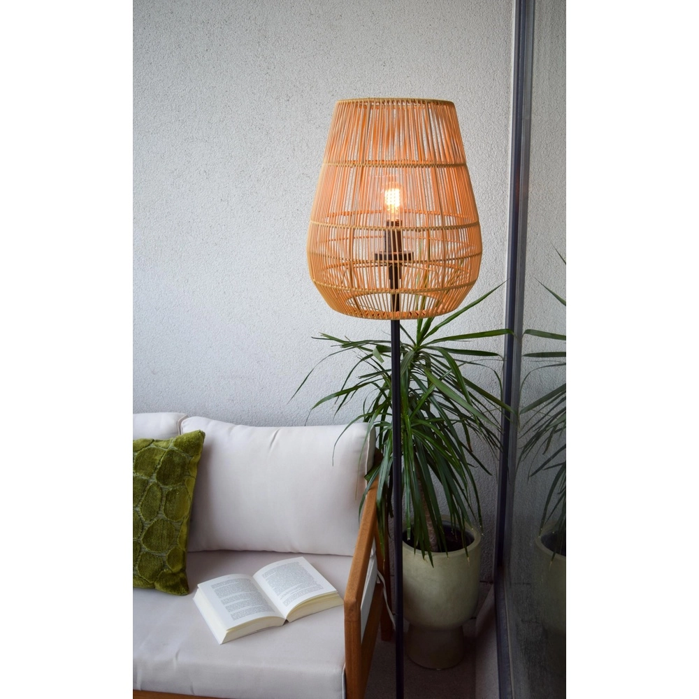Floor lamp Nerida rattan IP44 - Ø 35cm Lucide 5411212031914