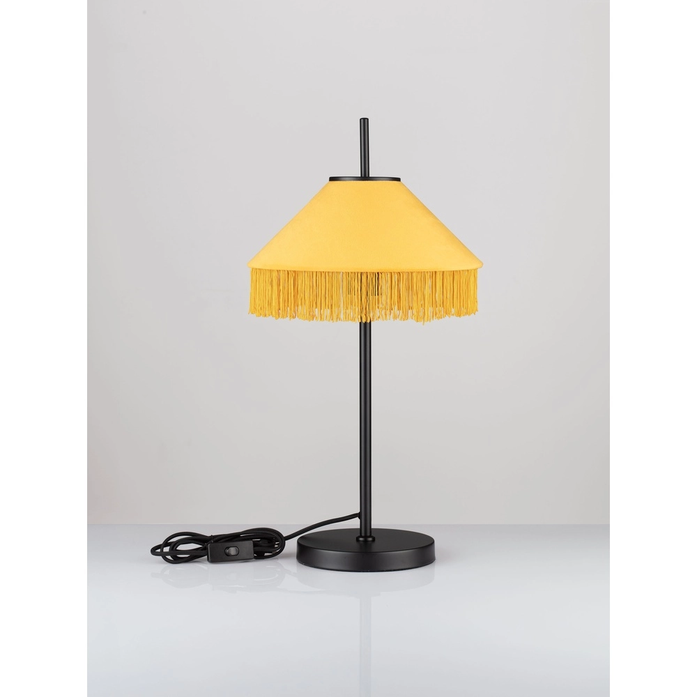 Tiffany table lamp Velvy yellow Lyora 5212017493798