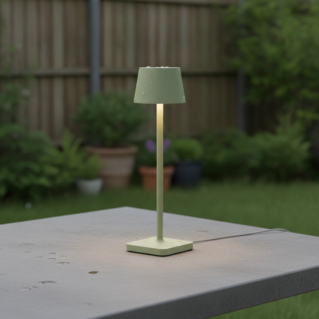 Rechargeable table lamp Deck olive