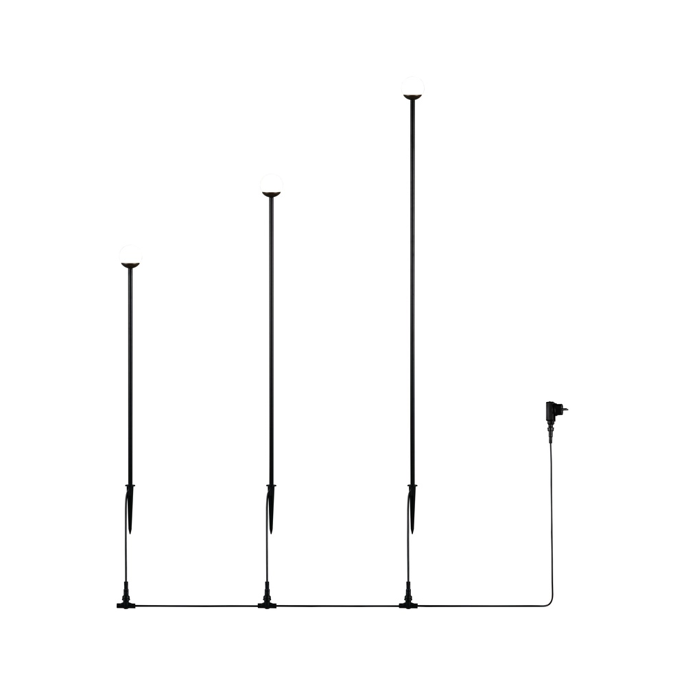 Garden lamp Scoop Black Trio 4017807697599