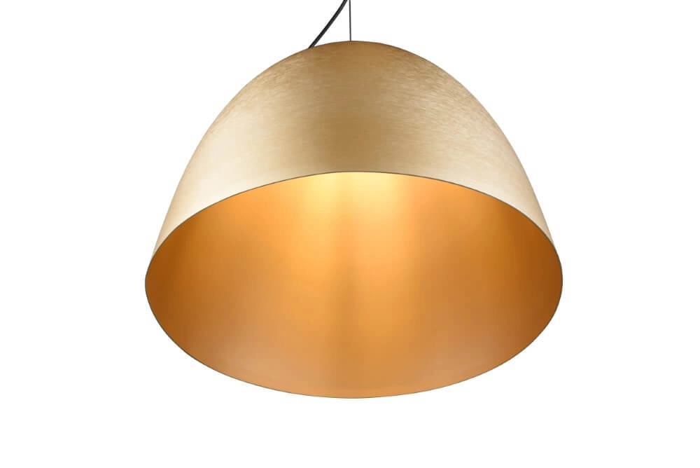 Golden pendant lamp Tilda Ø 40cm Trio 4017807522372