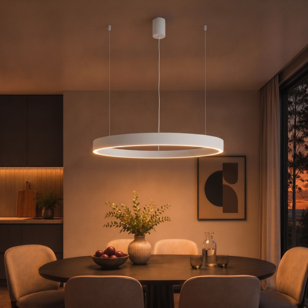Pendant lamp Motif white Ø 80cm 3000K