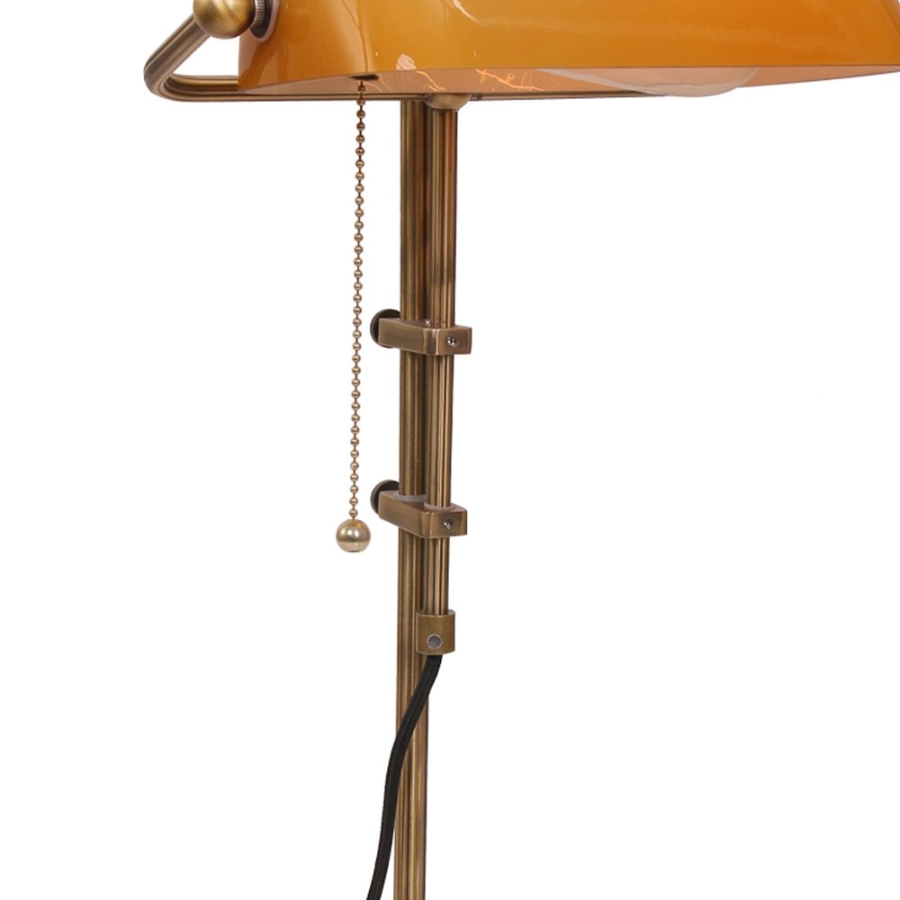 Banker's lamp Ancilla bronze with brown Steinhauer 8712746104417