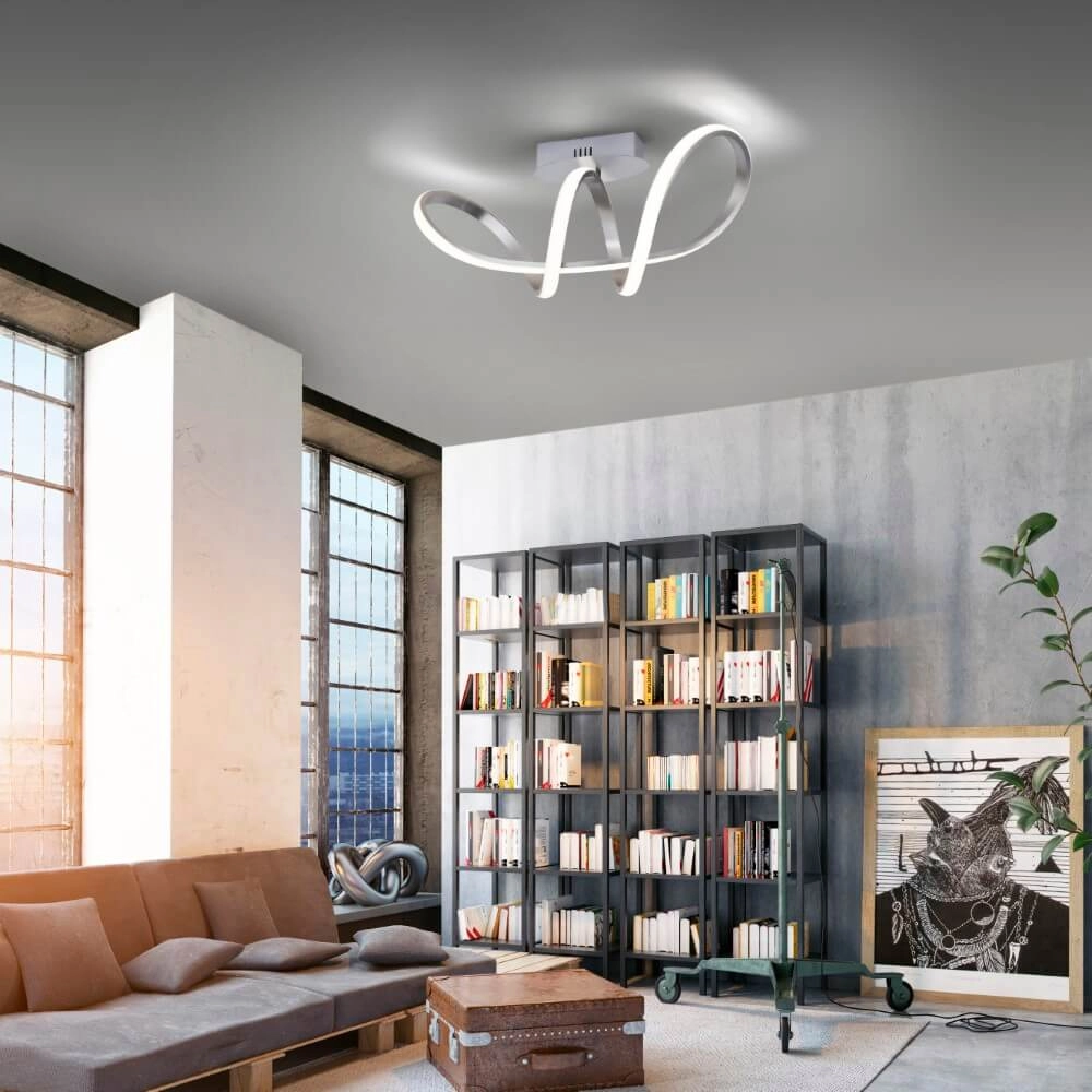 Design ceiling lamp Maria aluminium Just Light 4043689975784