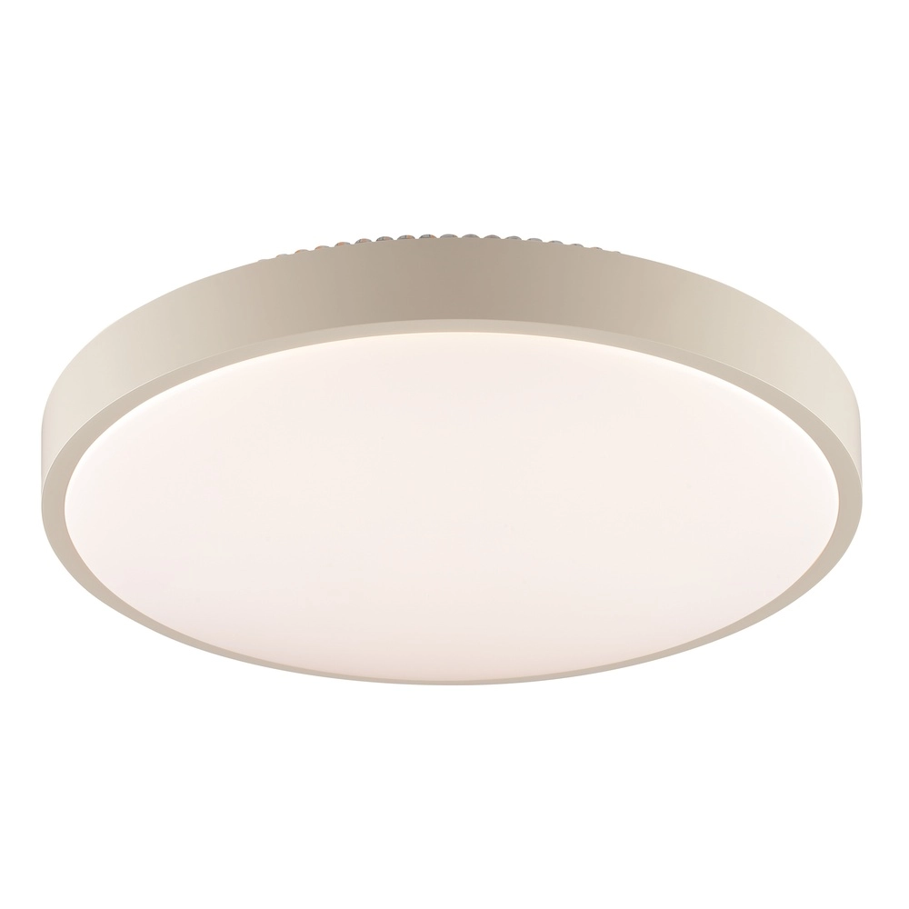 Ceiling light Solistra sand brown with white Ø 44,5cm