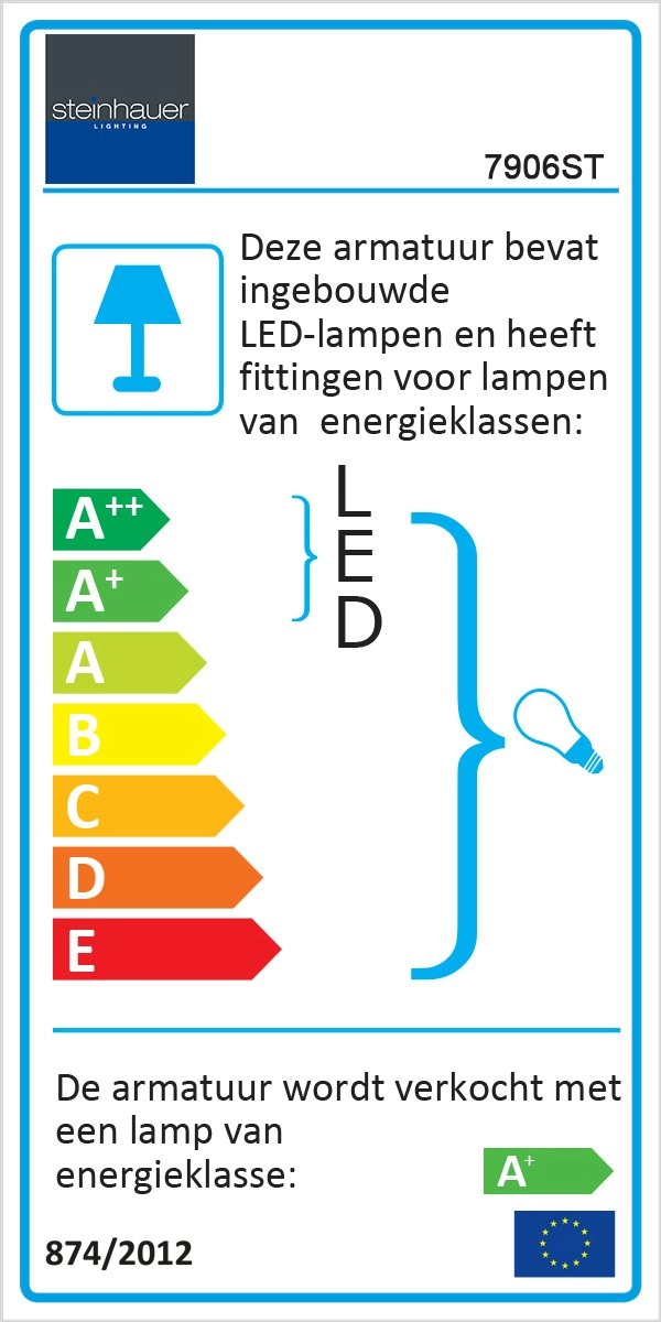 LED ceiling spot Natasja Led 6-light gray Steinhauer 8712746112054