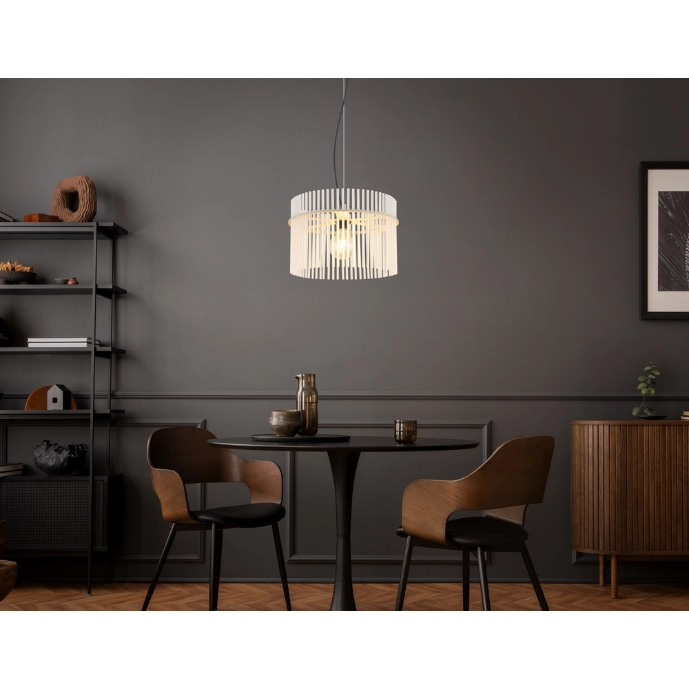 Pendant lamp Gorley sand brown with glass Ø 40cm Globo 9007371578702