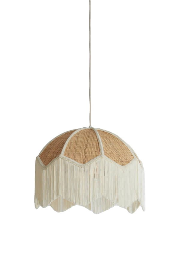 Cream pendant lamp Malacia Ø 40cm Light & Living 8717807761257