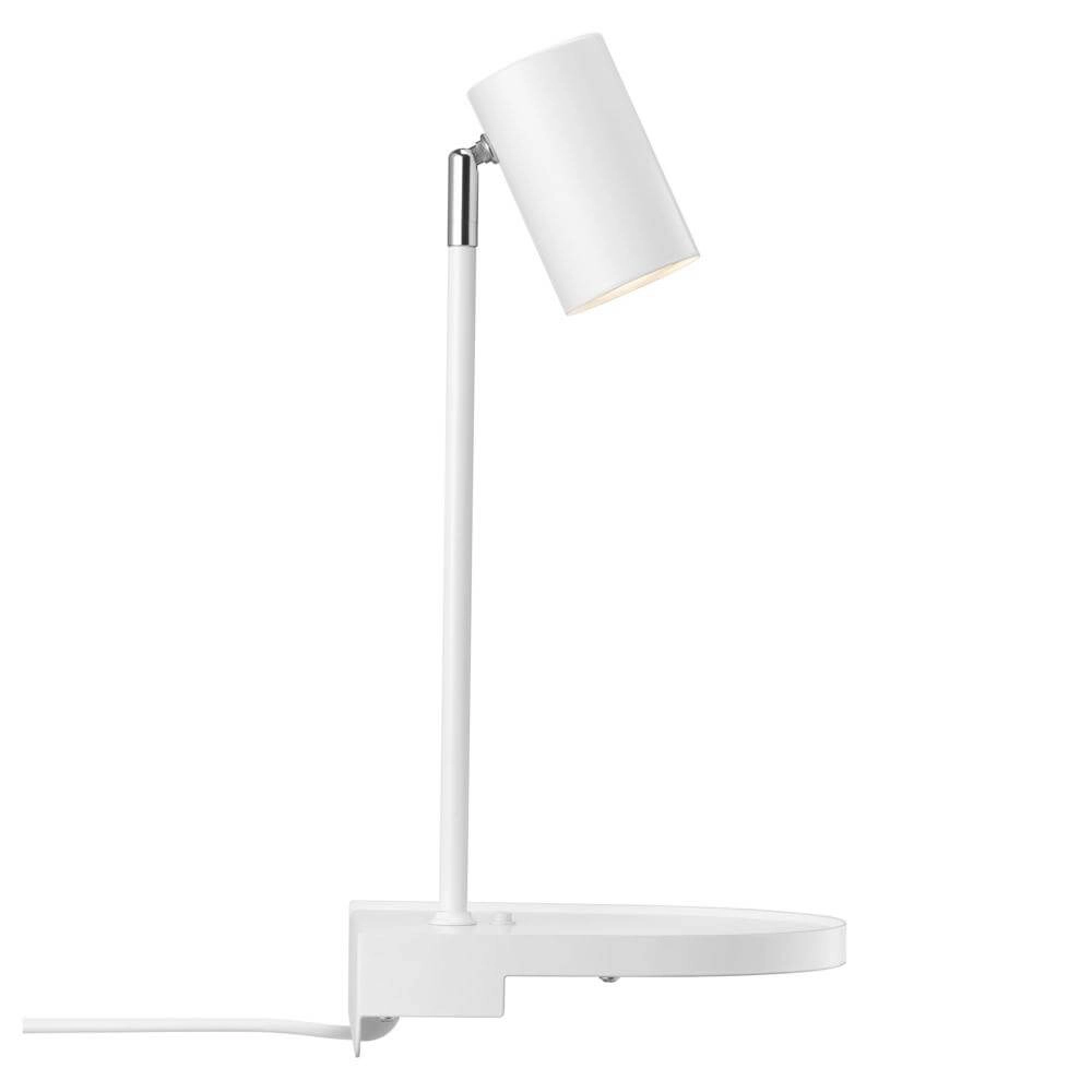 White wall light Cody with USB connection