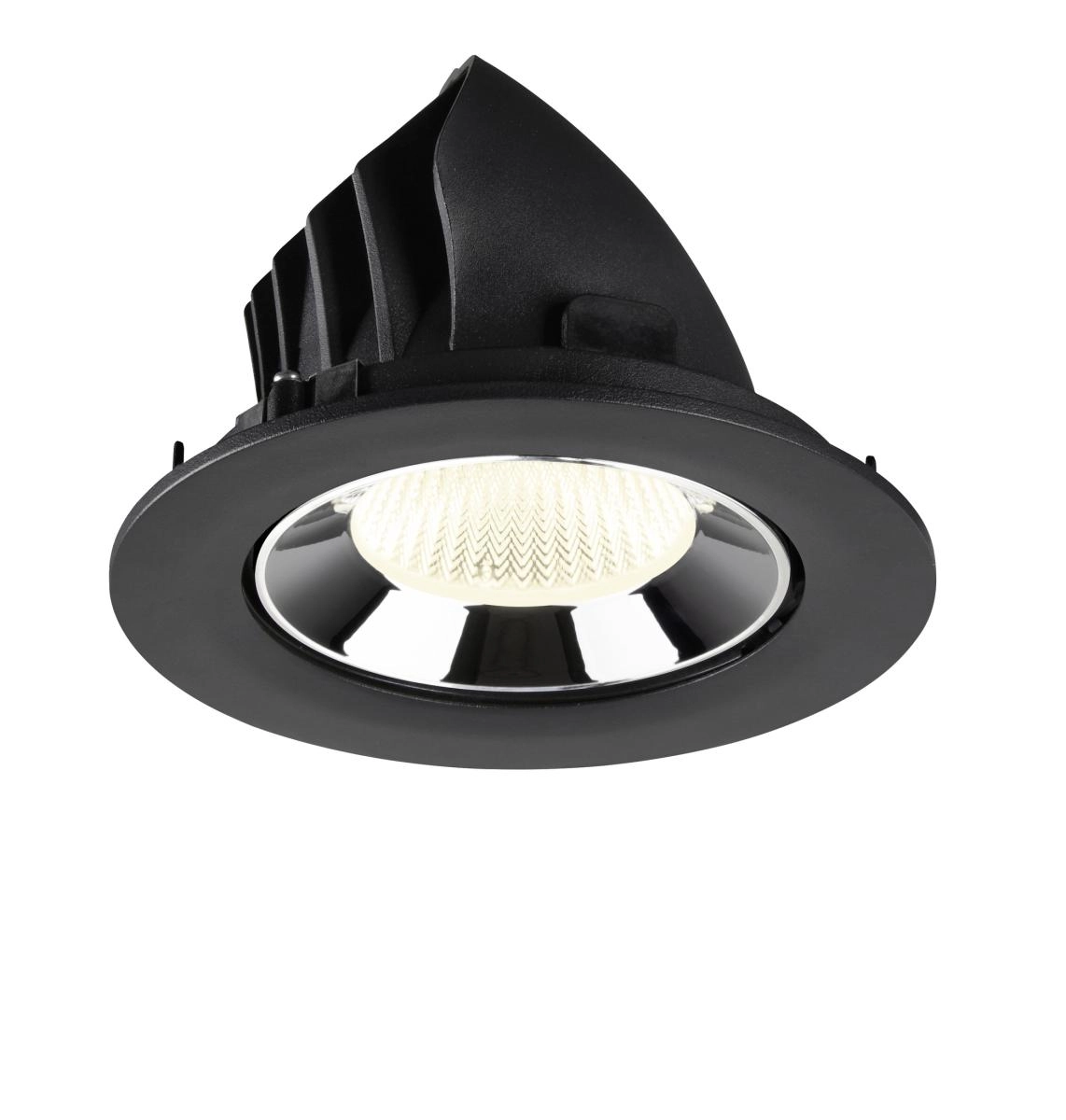 Recessed spotlight Numinos Gimble L black/chrome 4000K - 40deg SLV 4024163310109