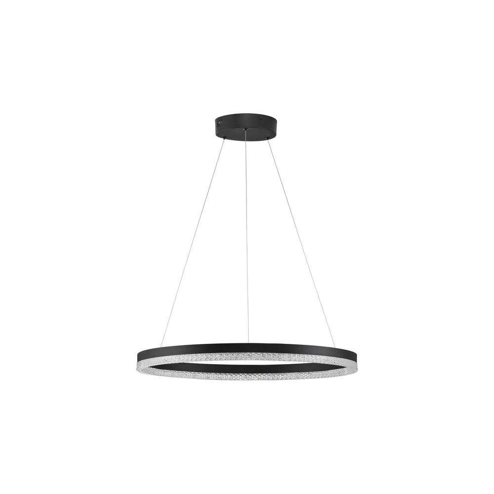 Pendant lamp Adria black Ø 60cm Lyora 5212017443786