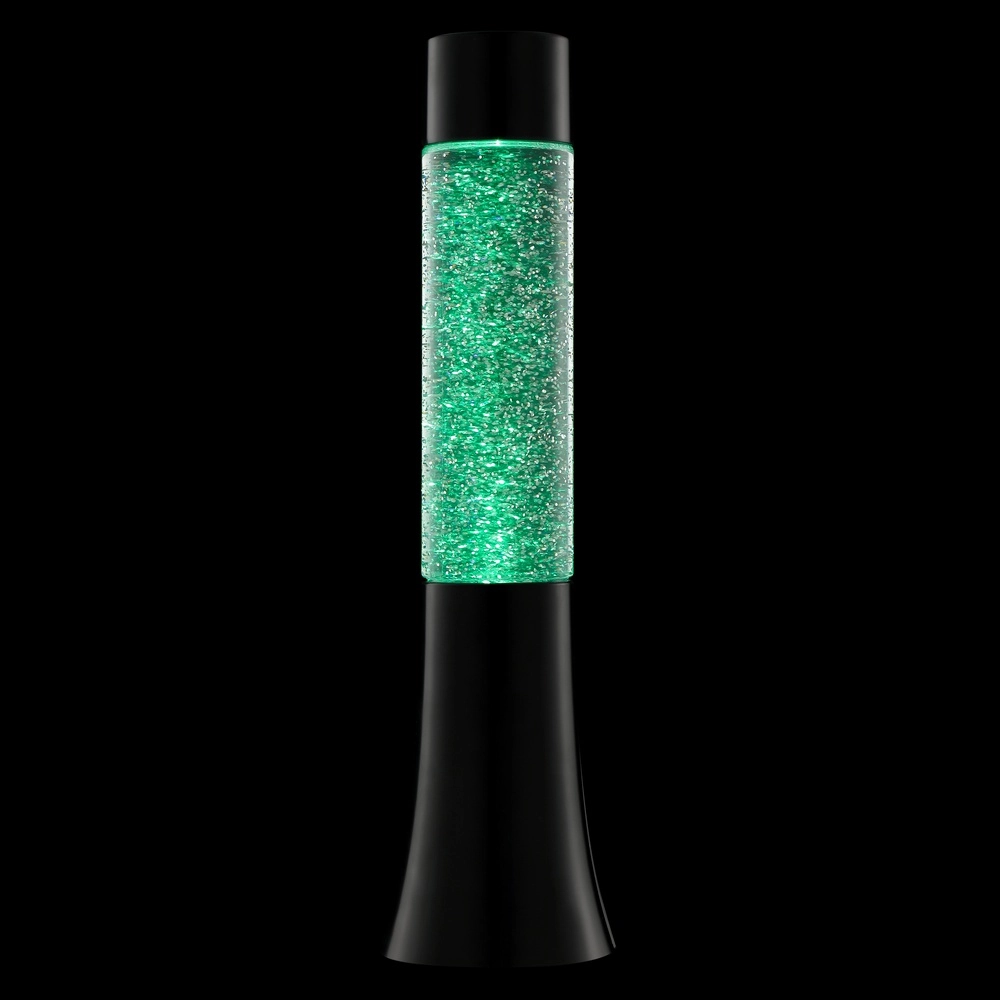 Lava lamp Glitter-Tower Black