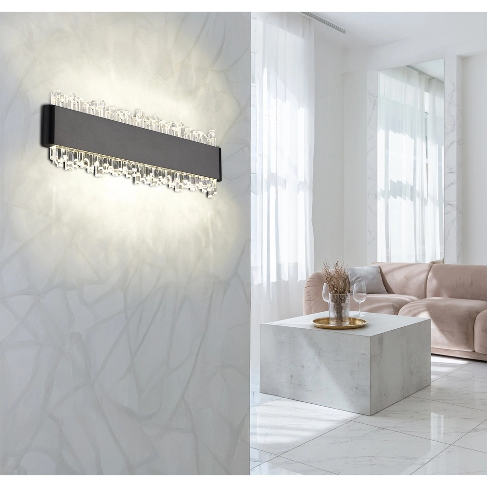 Black wall lamp Stalagmita 25cm Globo 9007371578740